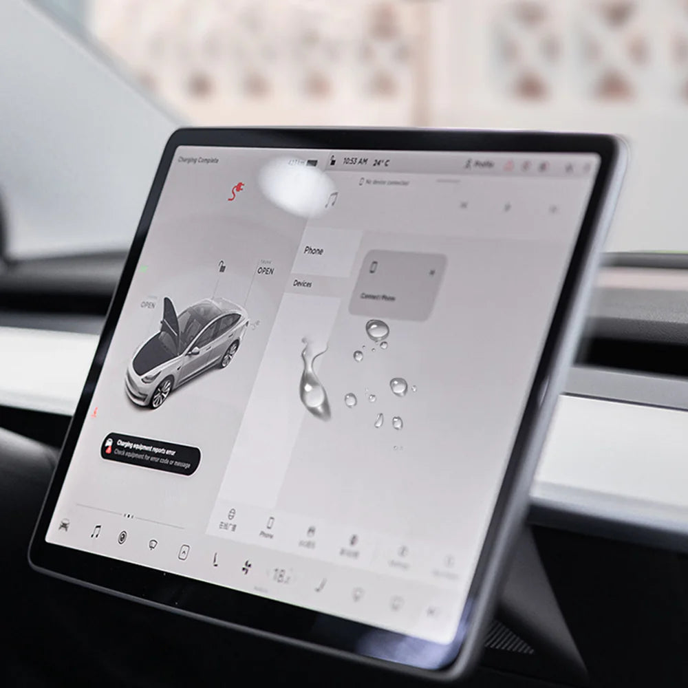 מגן מסך קדמי + אחורי מזכוכית מחוסמת למודל 3 היילנד ומודל Y ג׳וניפר