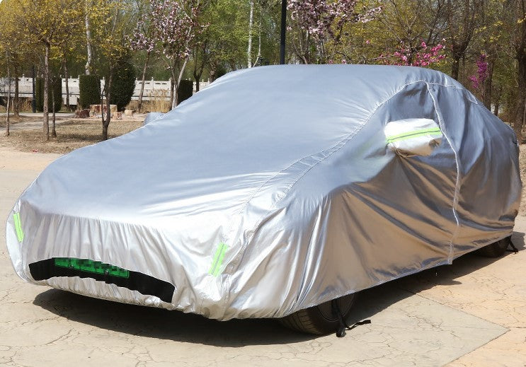 כיסוי רכב כסוף לטסלה 3