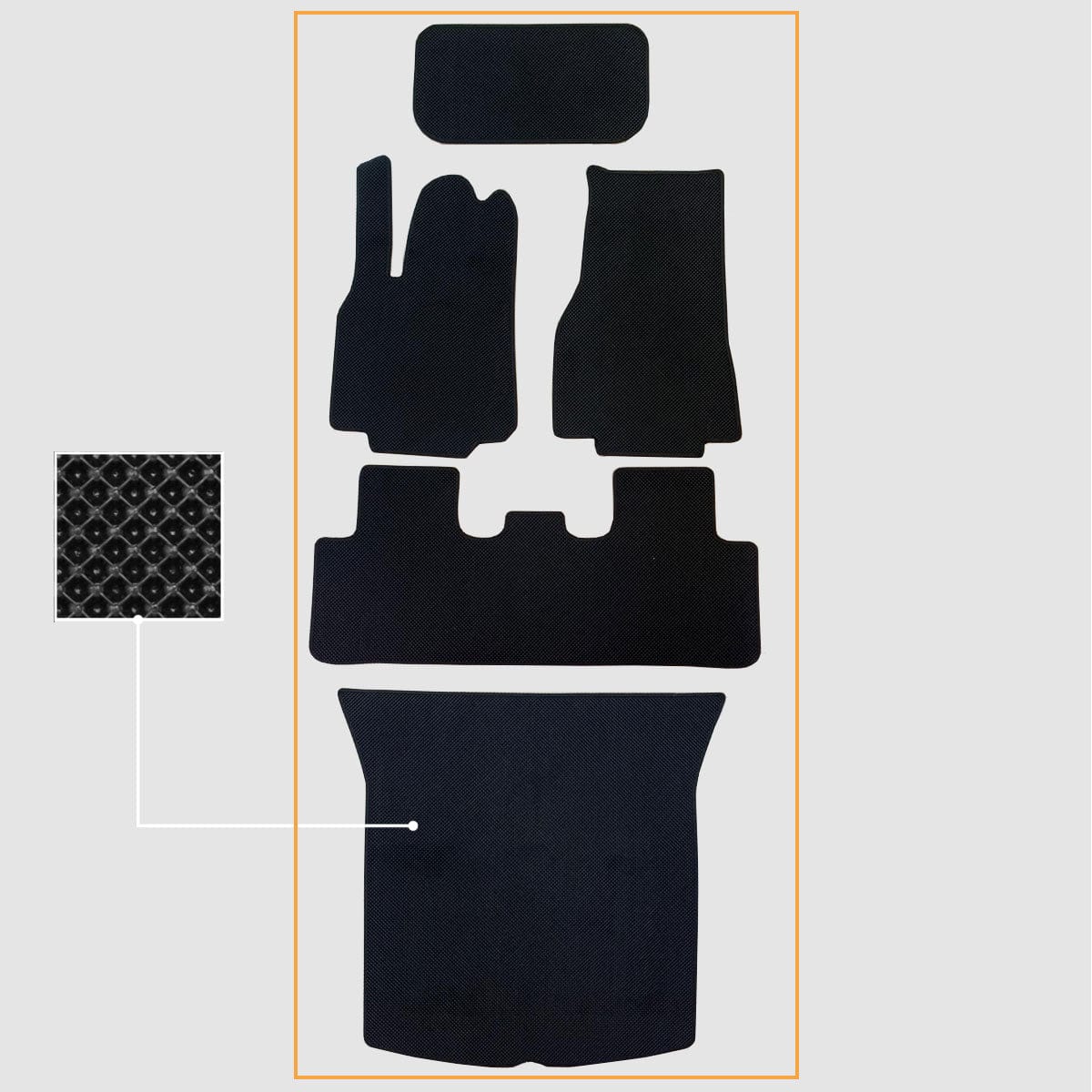 שטיחי גומי עבור מודל Y ג׳וניפר - תוצרת ישראל